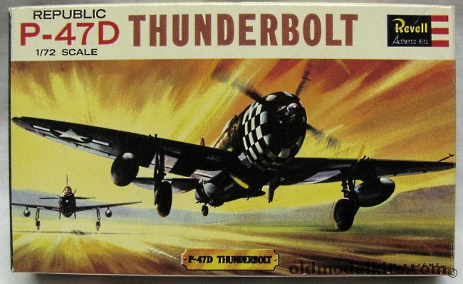 Revell 1/72 Republic P-47D Thunderbolt, H613-50 plastic model kit